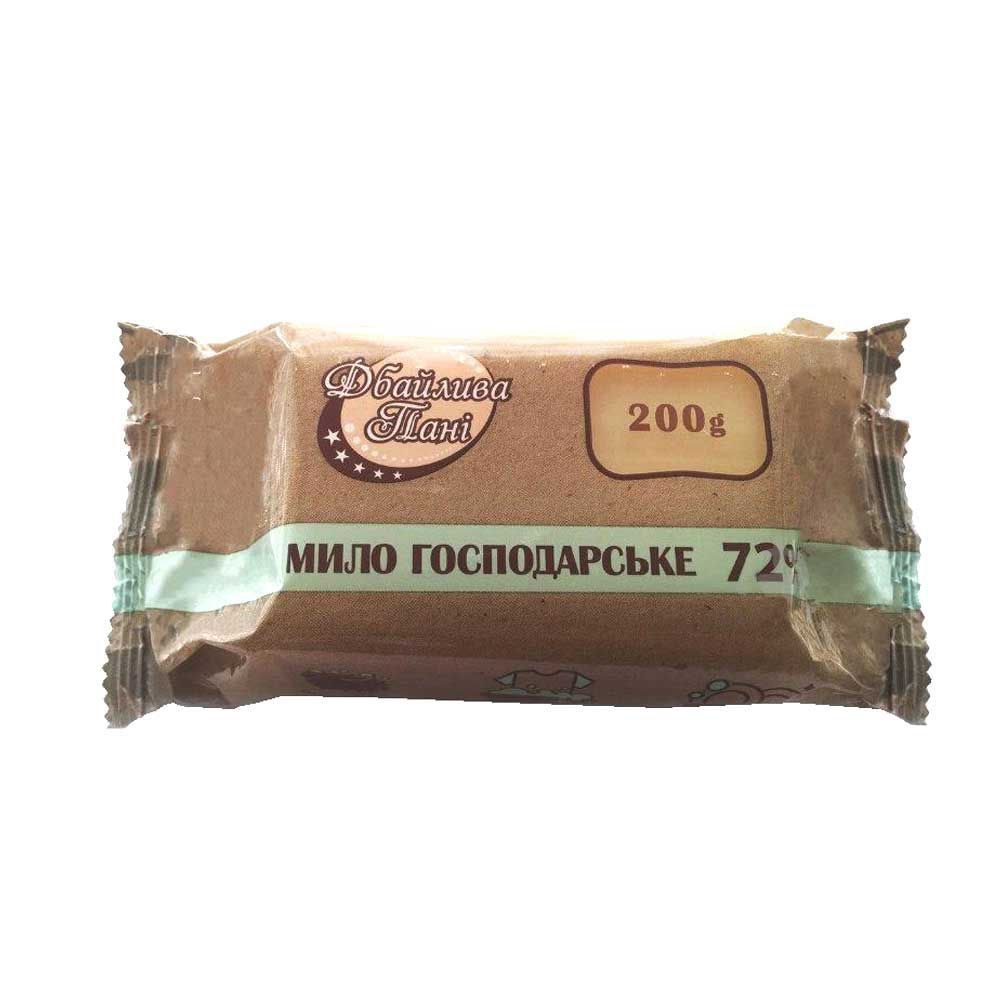 Мило господарське 72% 200г в обгортки "Дбайлива пані" ТОВ"СОАП-ТЕКО"